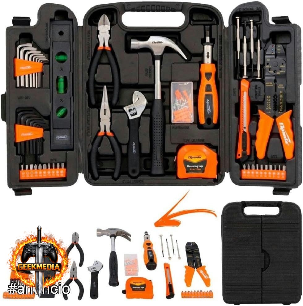 Sparta Maleta de Ferramentas Kit com 129 Peças
