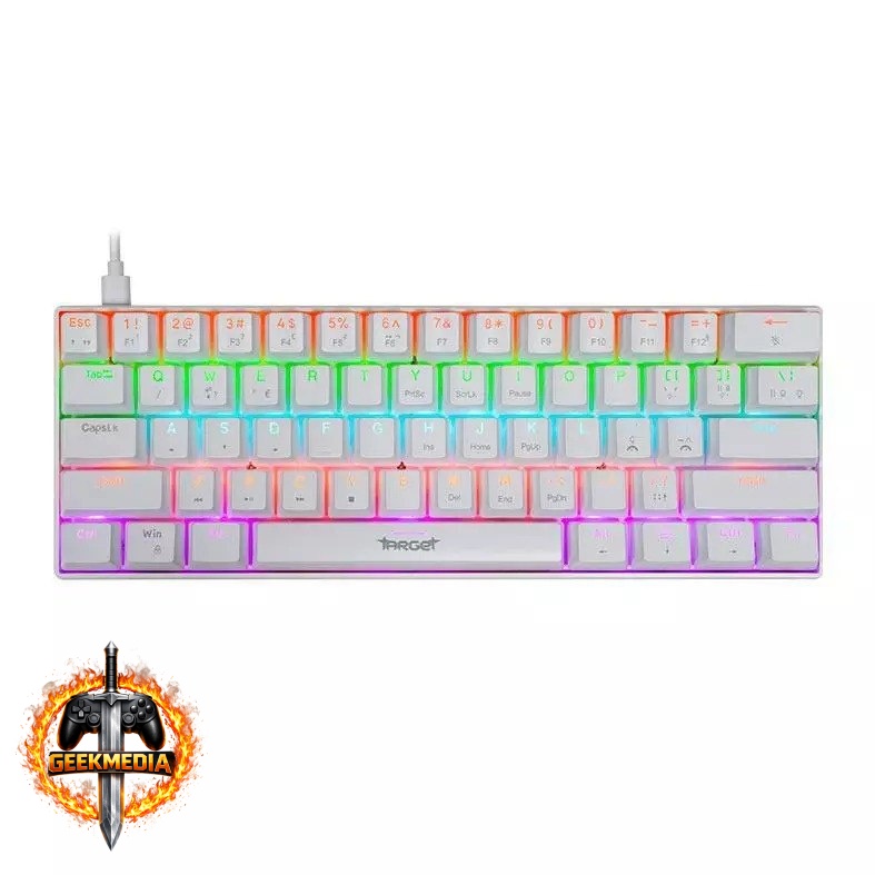 Teclado Mecânico TGT Sherman Compacto V2 Rainbow ABNT2