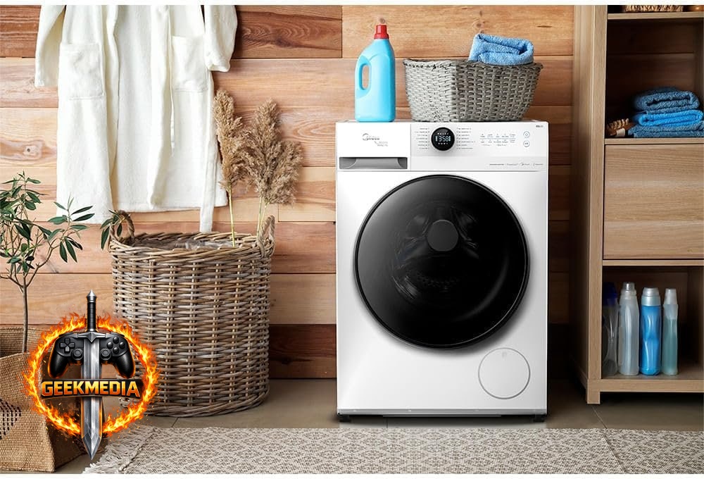 Midea Lava e Seca 10,5kg HealthGuard Conectada Branca