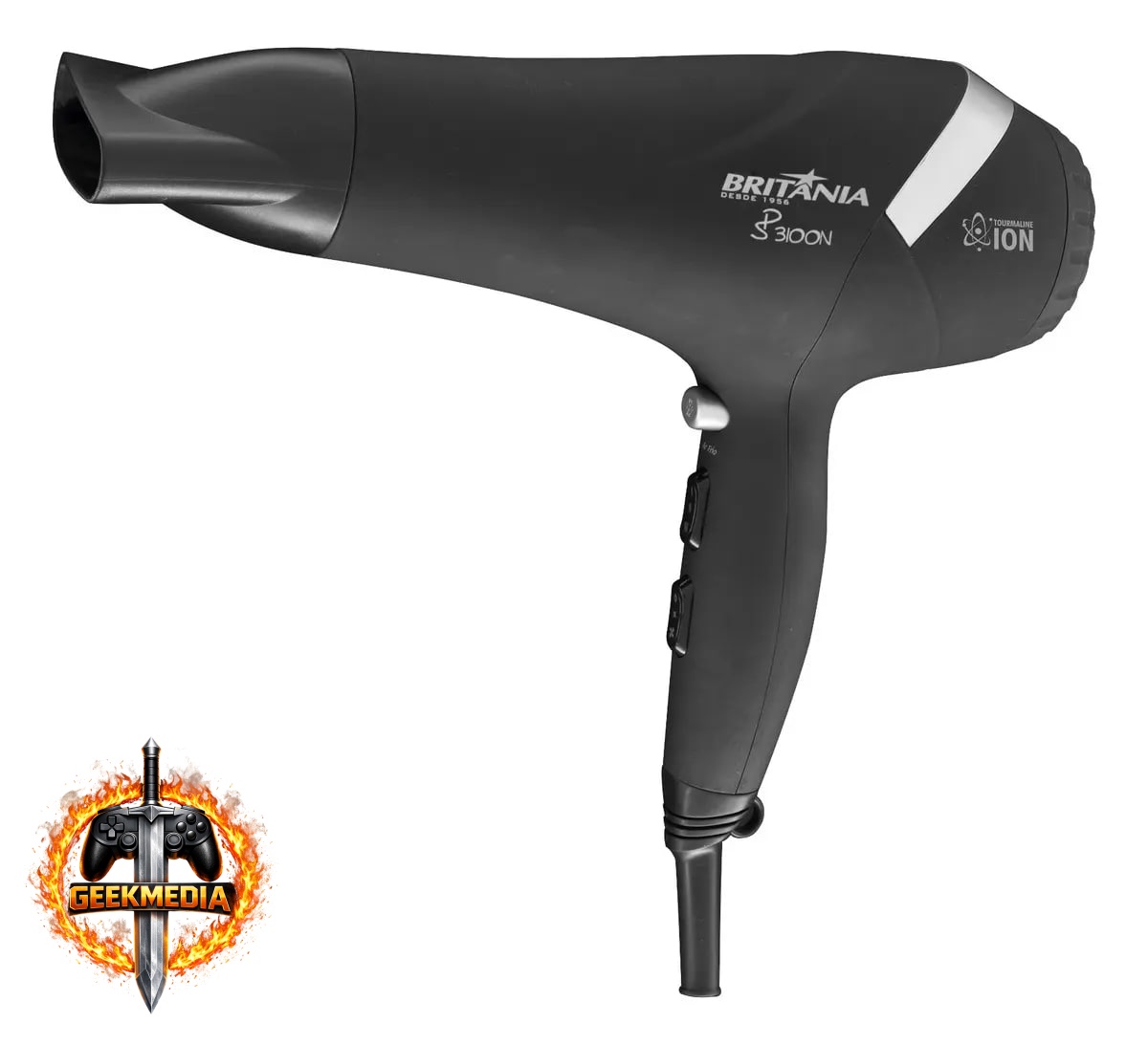 Secador de Cabelo Britânia 2 Temperaturas 2000W SP3100N 127V