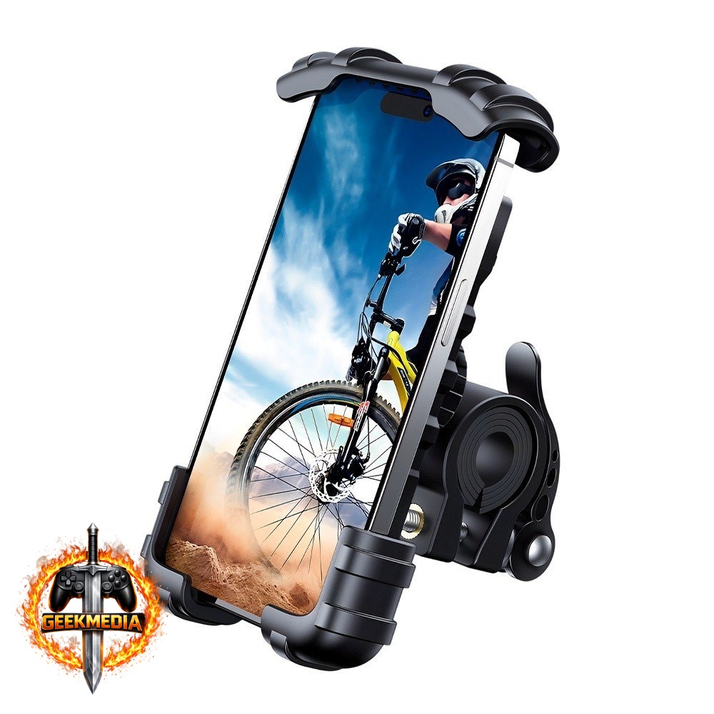 Suporte Celular Lamicall Pra Guidão Moto Bicicleta Azul