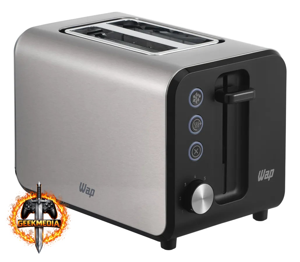 WAP Cozinha WTE1 Torradeira Elétrica - Preto e Inox