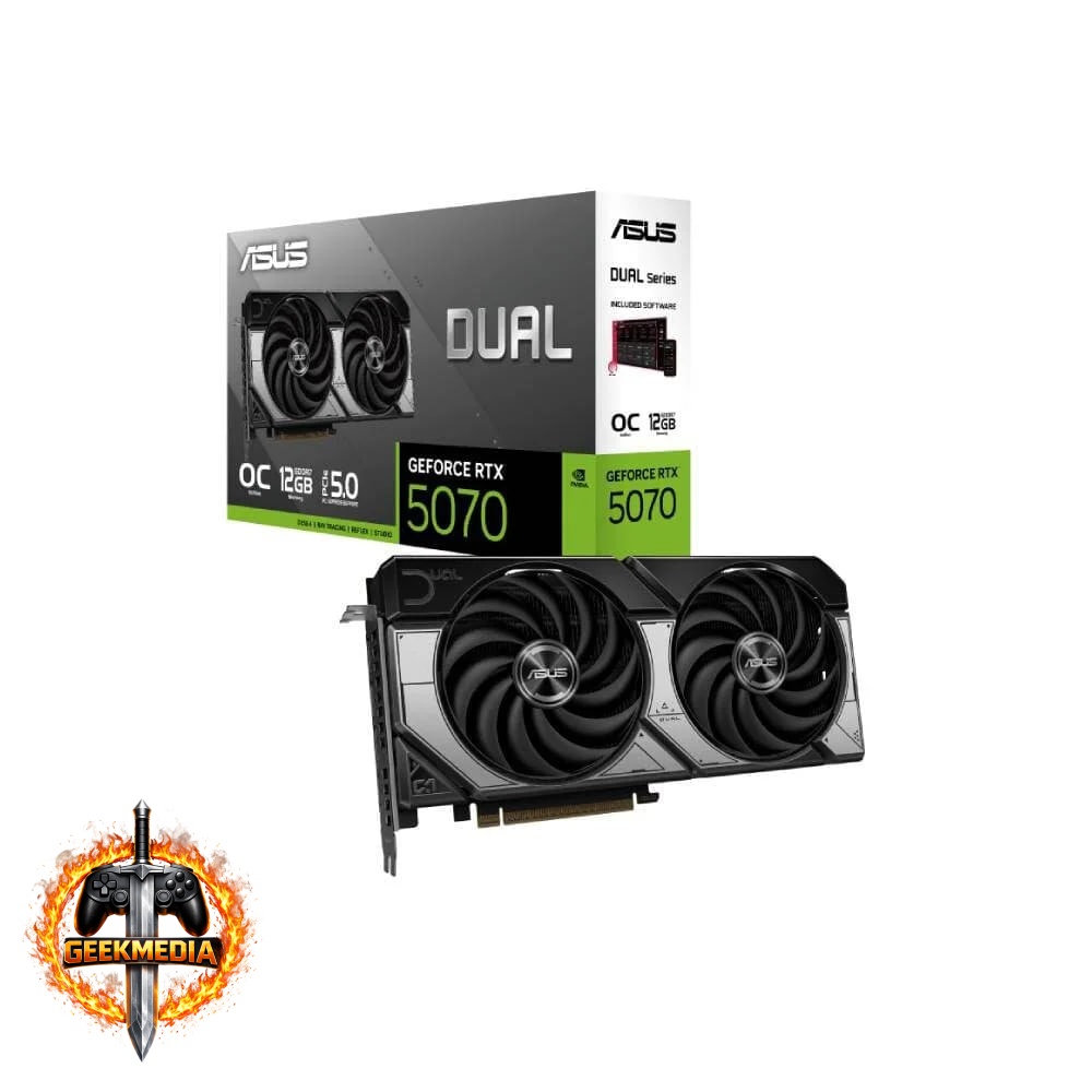 Placa de Vídeo Asus DUAL RTX 5070 OC 12G
