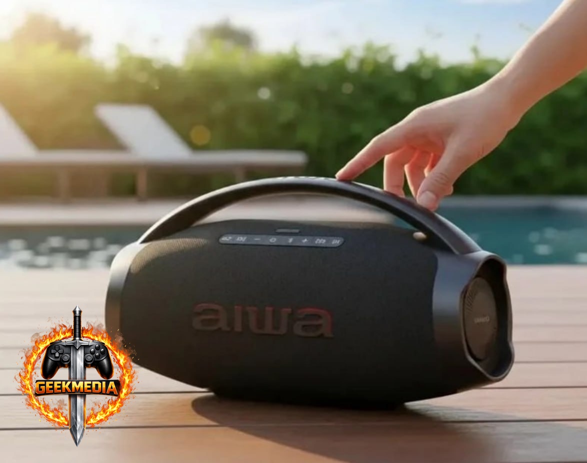Caixa de Som Boombox Aiwa Awh51bt 1300w
