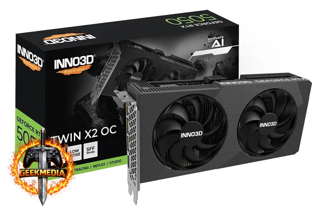 Placa de Vídeo INNO3D RTX 5050 TWIN X2 8GB
