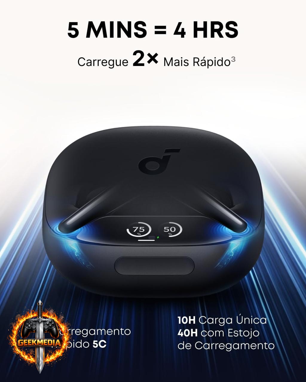 Fone Bluetooth Soundcore Liberty 4 Pro Anker