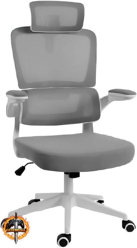 Cadeira Redragon Office Hela Cinza/Branco