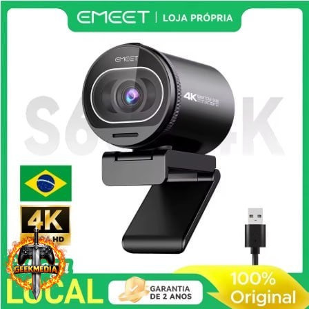 Webcam 4K S600 para streaming