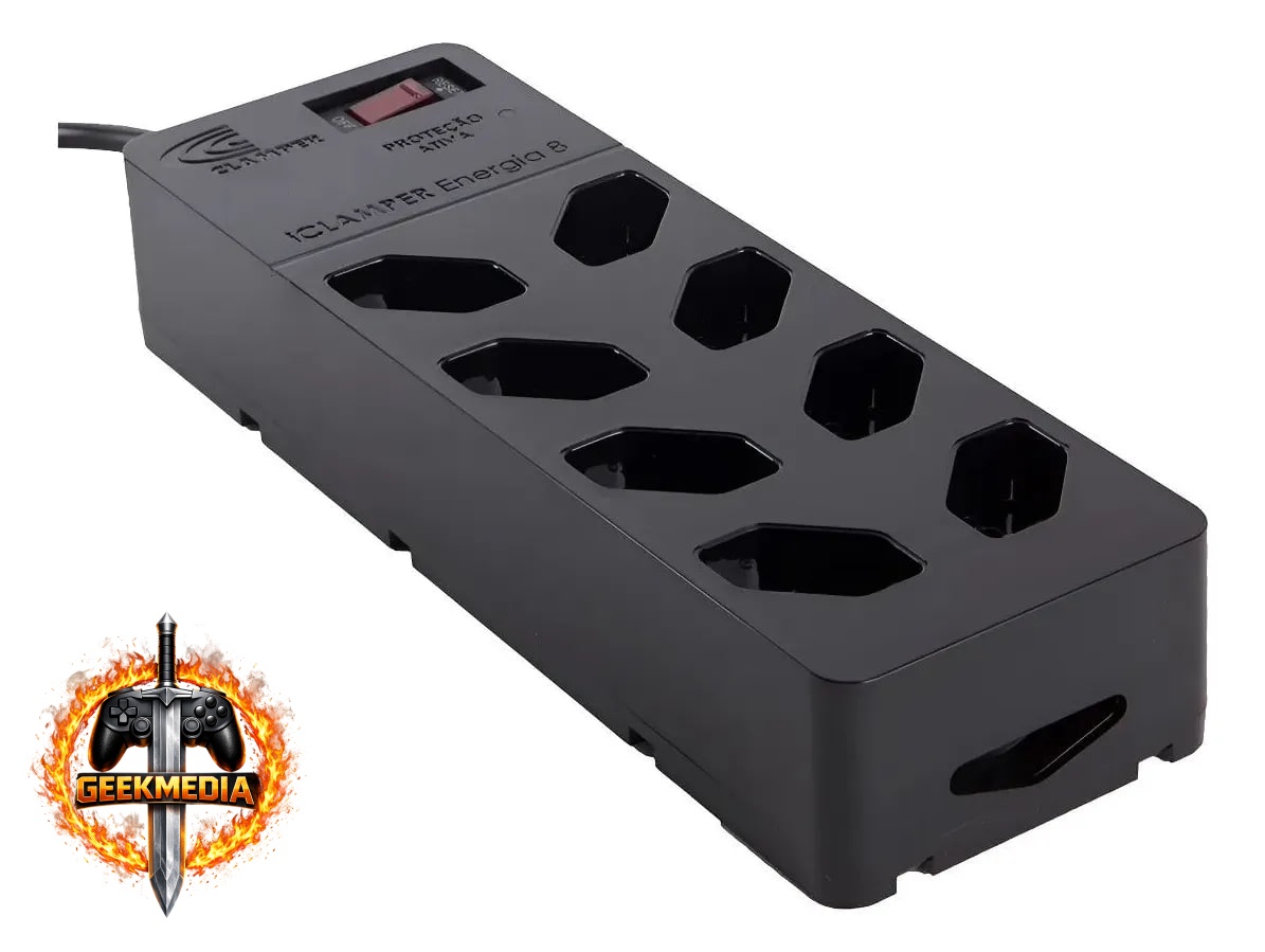 Filtro De Linha Dps Iclamper Energia 8 - Preto