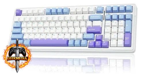 Teclado Mecânico Sem Fio Classroom F99 Rgb 99 Teclas