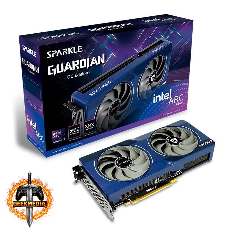 Placa de Video Sparkle Intel ARC B570 Guardian OC