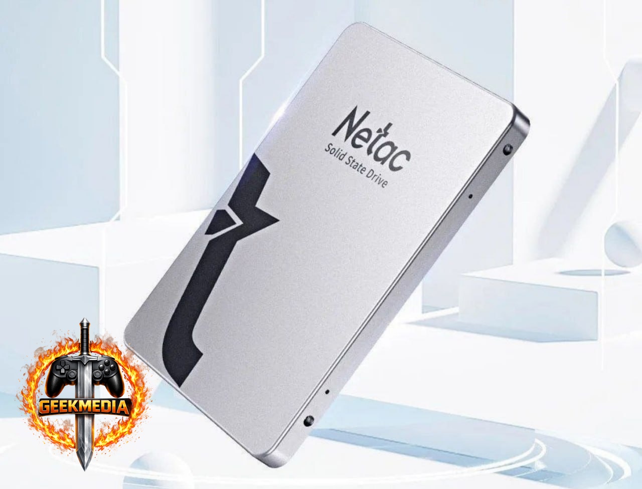SSD Sata Netac 512GB - Case de Alumínio