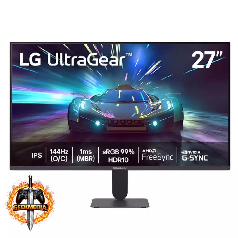 Monitor Gamer LG UltraGear 27" Full HD 144Hz