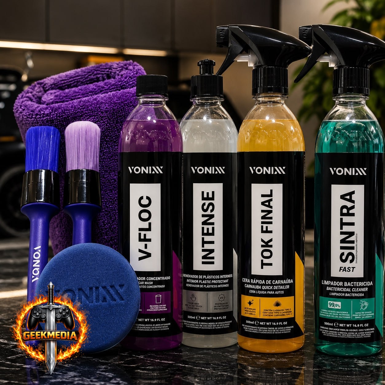 Kit Lavagem Automotiva Completa Vonixx