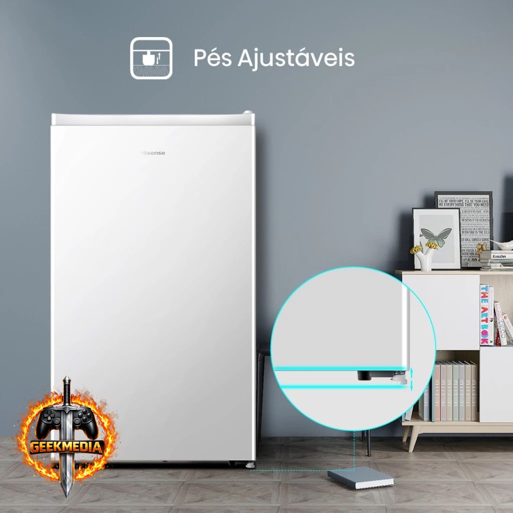 Frigobar Hisense 115 Litros Porta Reversível Branco