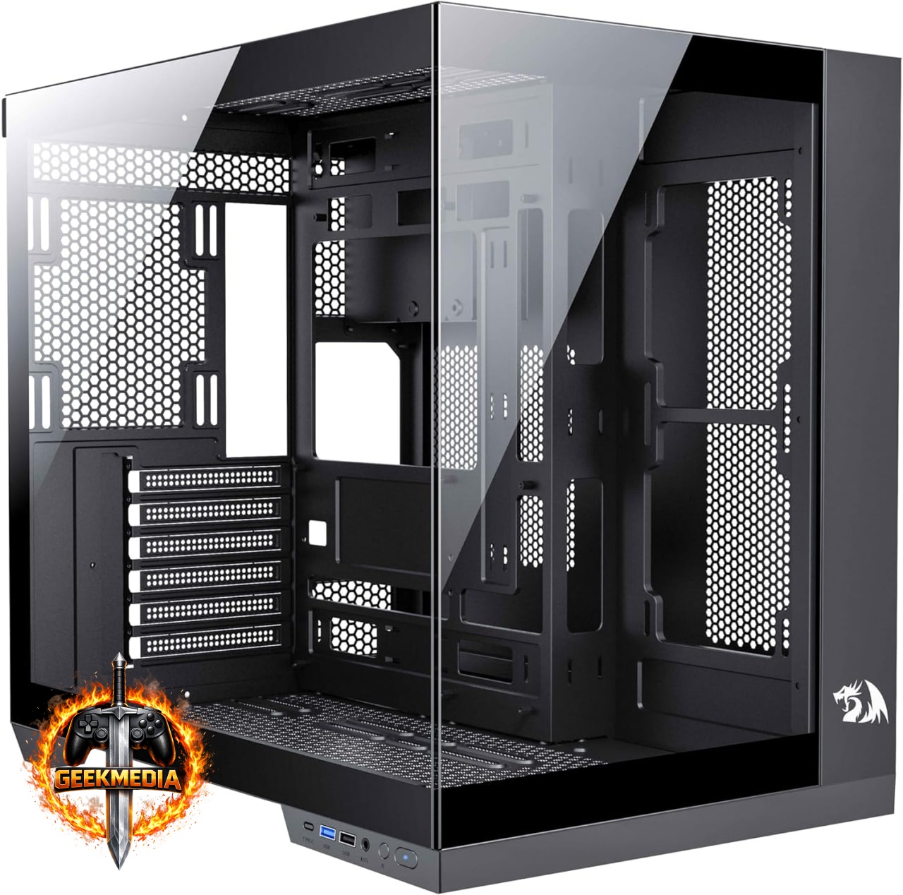 Redragon Wideload Pro CA-604B-PRO - Gabinete Gamer RGB