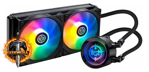 Water Cooler Tgt Spartel V2 Rainbow 240mm Preto