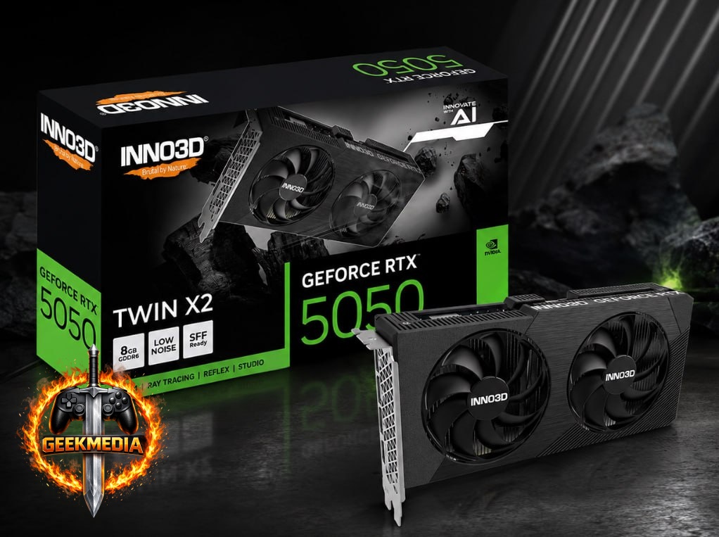 Placa de Vídeo INNO3D RTX 5050 TWIN X2 8GB