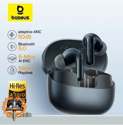 Fones de Ouvido Baseus EP10 Pro ANC Sem Fio