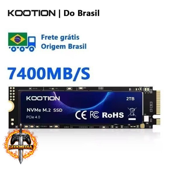 SSD NVME 2TB Kootion X16 Plus