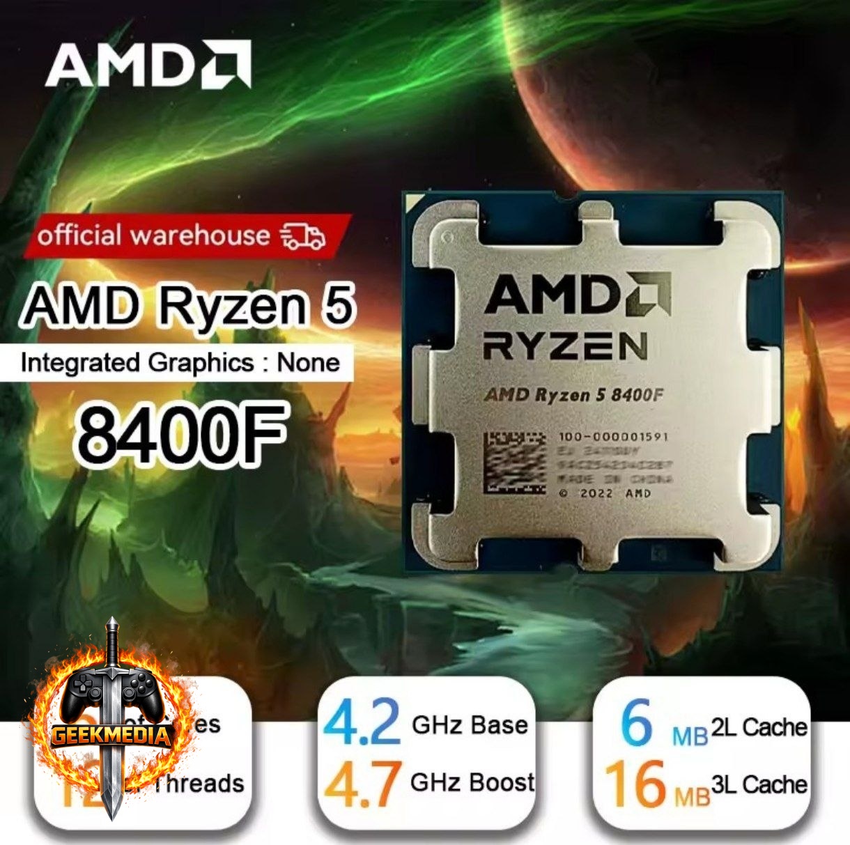 Processador AMD Ryzen 5 8400F