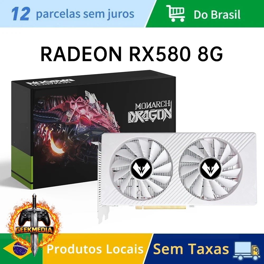 Placa de vídeo MOUGOL Radeon RX580 8G