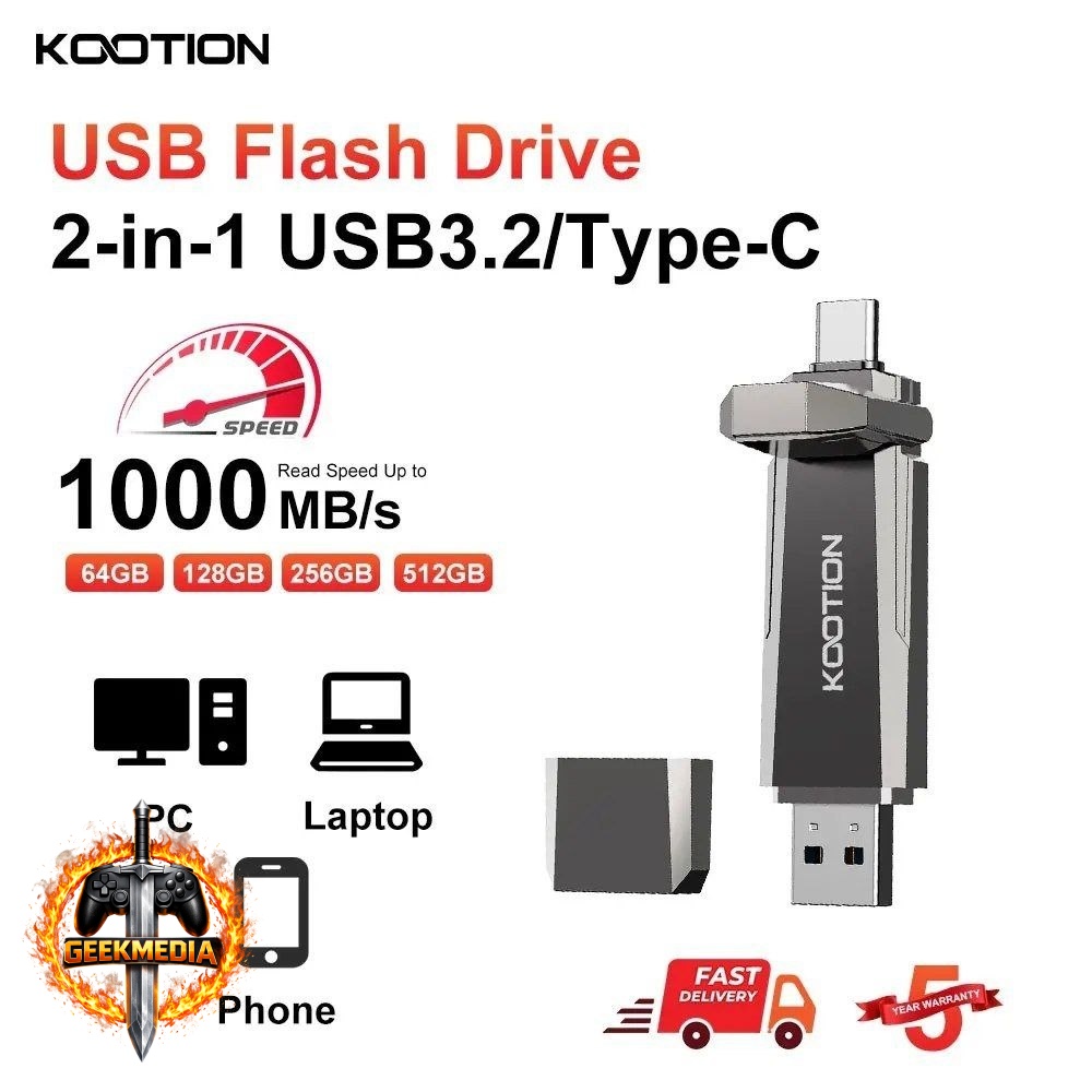 Pendrive KOOTION U52 USB3.2 Gen 2, 256GB