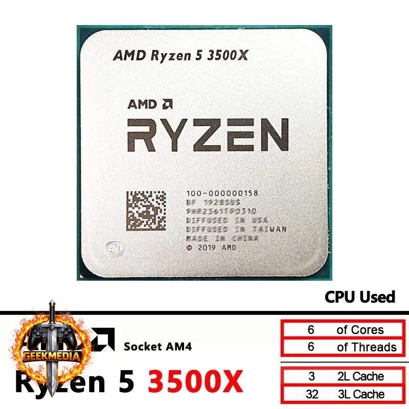 Processador Ryzen 5 3500X Usado