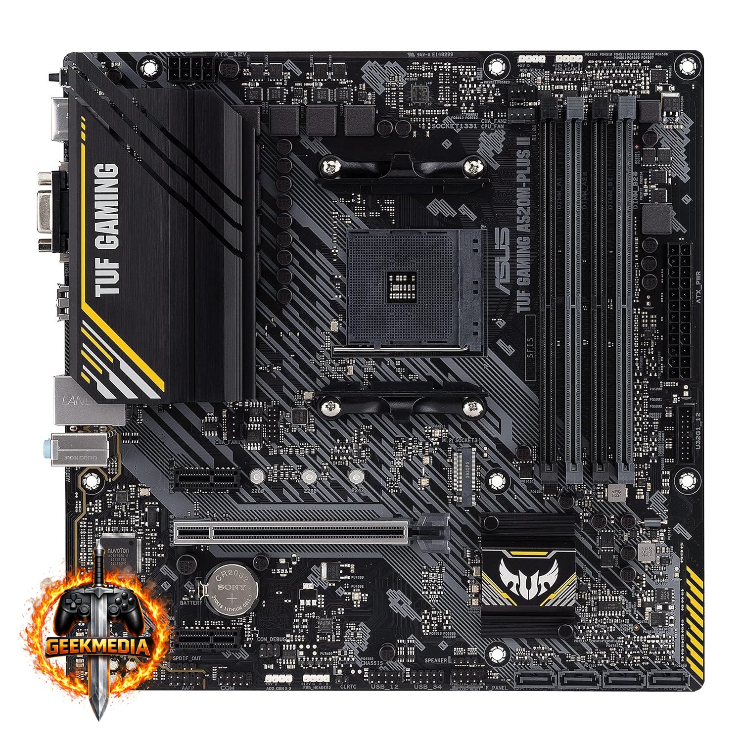 Placa Mãe Asus TUF Gaming A520M-Plus II