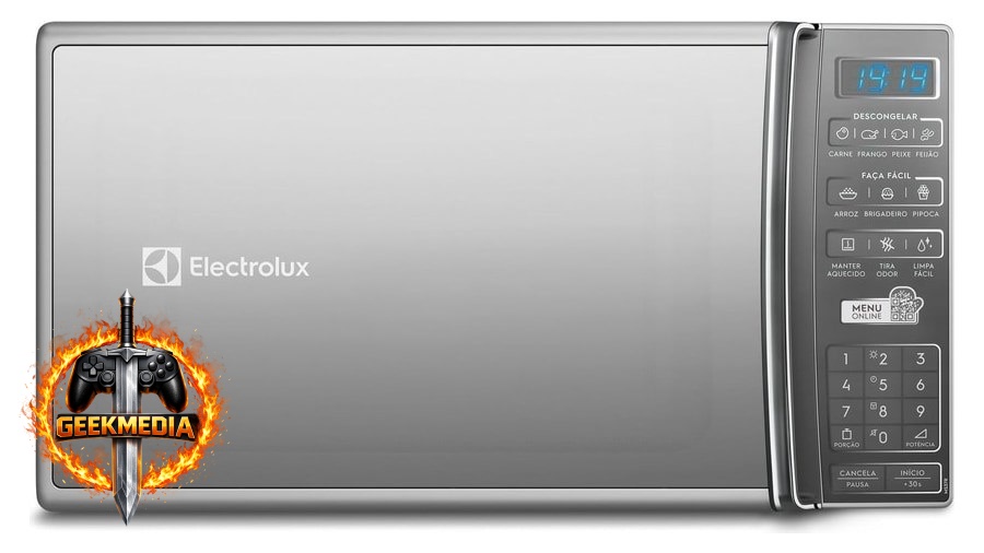Micro-ondas Electrolux 27L Inox Espelhado