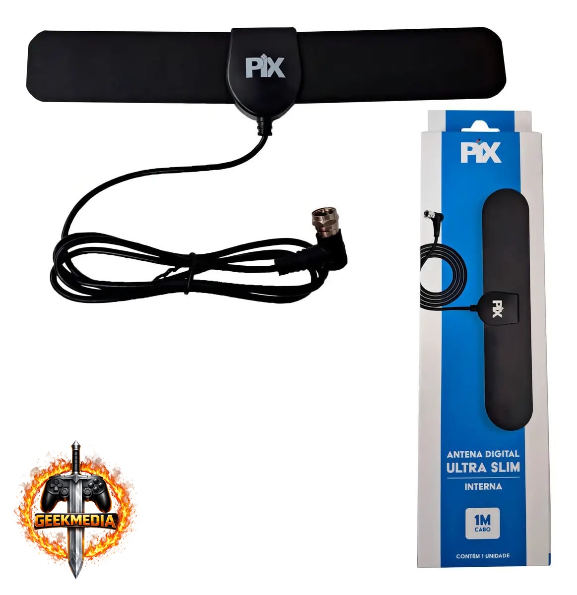 Antena Digital Interna HDTV Ultra Slim