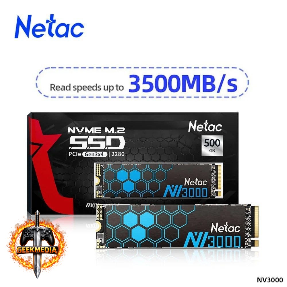 SSD M.2 NVMe Netac NV3000 500GB Gen3