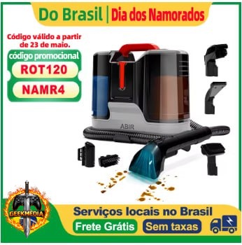 Aspirador de carpetes portátil ABIR G80 15 kPa