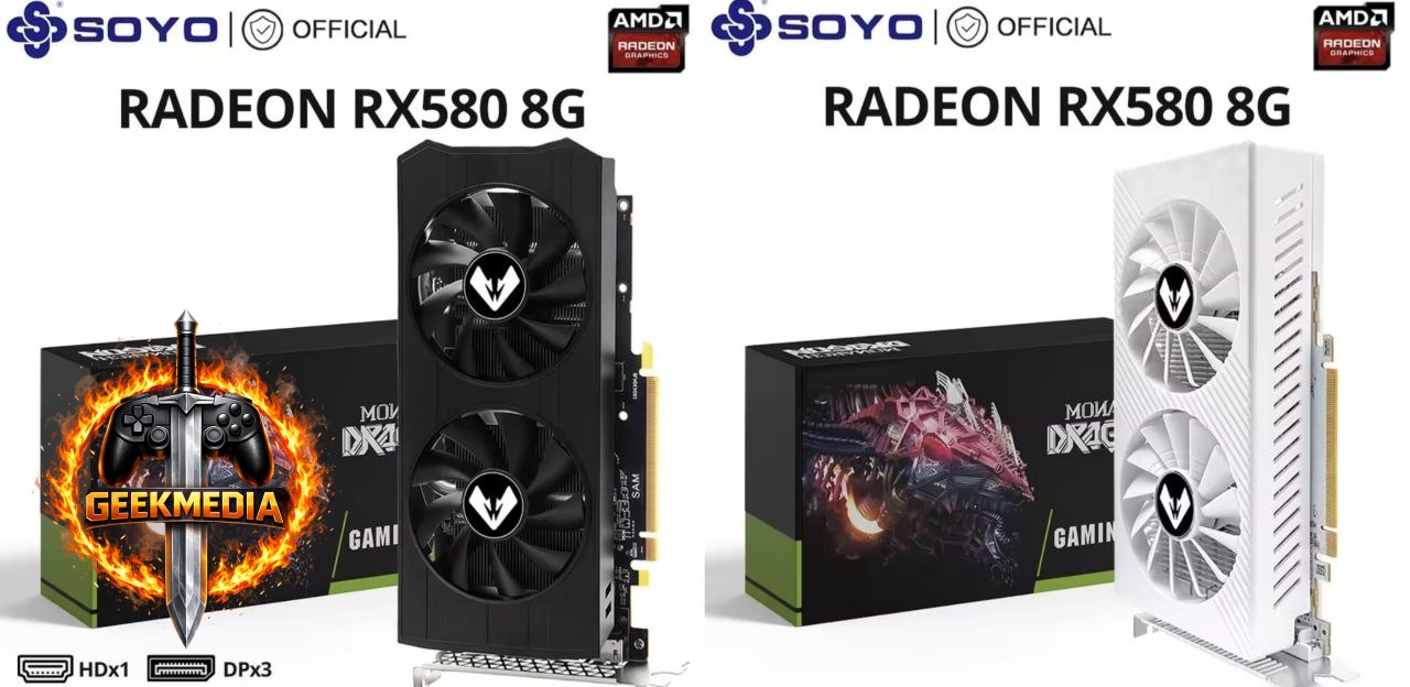 Placa de Vídeo RX 580 8GB 2048SP Mougol (Usada)