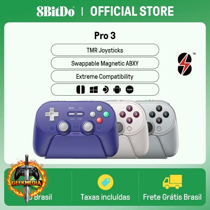 Controle 8BitDo Pro 3