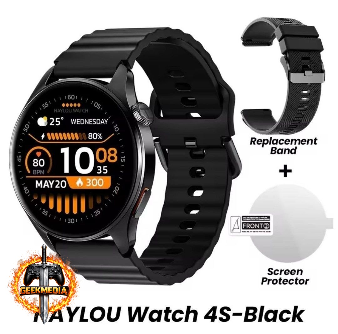 Smartwatch HAYLOU Watch 4S GPS TELA AMOLED