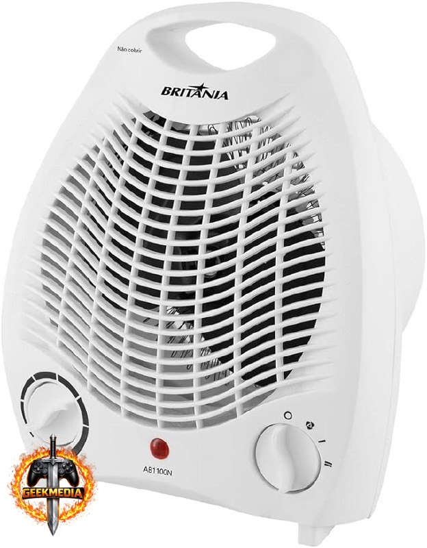 Aquecedor Elétrico 2 Em 1 Britânia 2000w Ab1100n 220v