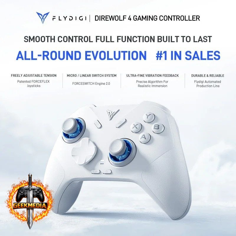 Controle Flydigi Direwolf 4 Hall Effect 1000hz