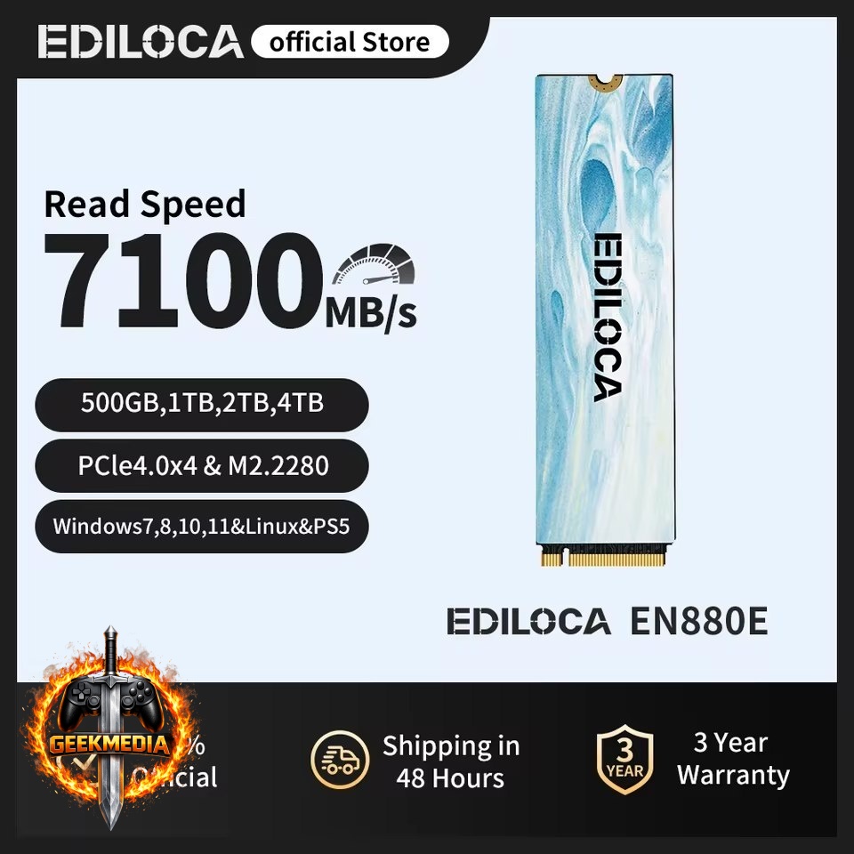 Ediloca EN880E SSD Nvme 6300MBs 500GB