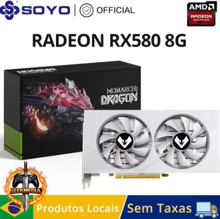 Soyo AMD Radeon RX 580 8G Placa de Vídeo