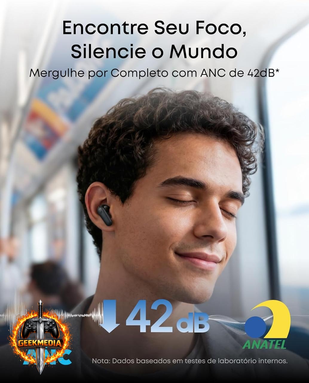 Fone Bluetooth Soundcore P30i ANC