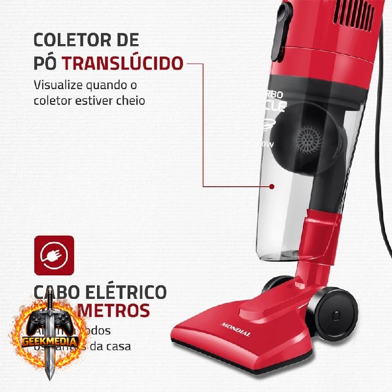 Aspirador de Pó Mondial Turbo Cycle 1100W 220V
