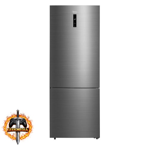 Geladeira Midea Inverse Frost Free Inverter Inox 416L Bivolt
