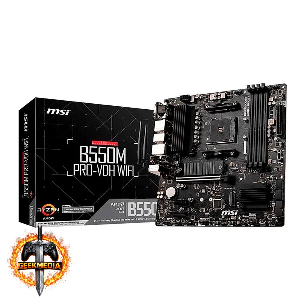 Placa Mãe MSI B550M PRO-VDH