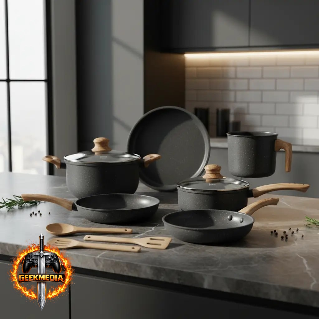 Tuut Ecoglide 10 Peças Cerâmico Indução - Graphite