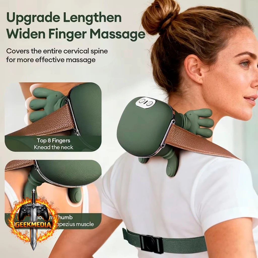 Massageador Ombro Pescoço Aquecido Shiatsu