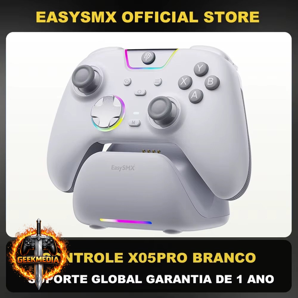 Controle Sem Fio EasySMX X05 Pro RGB