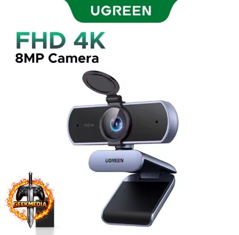 Webcam UGREEN 4K FHD 1080P 8MP para PC