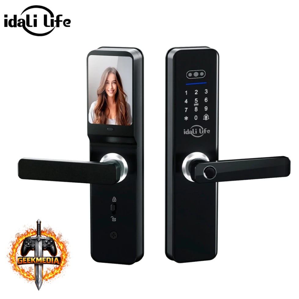 Fechadura Digital Inteligente IDALI LIFE com Câmera Biométrica
