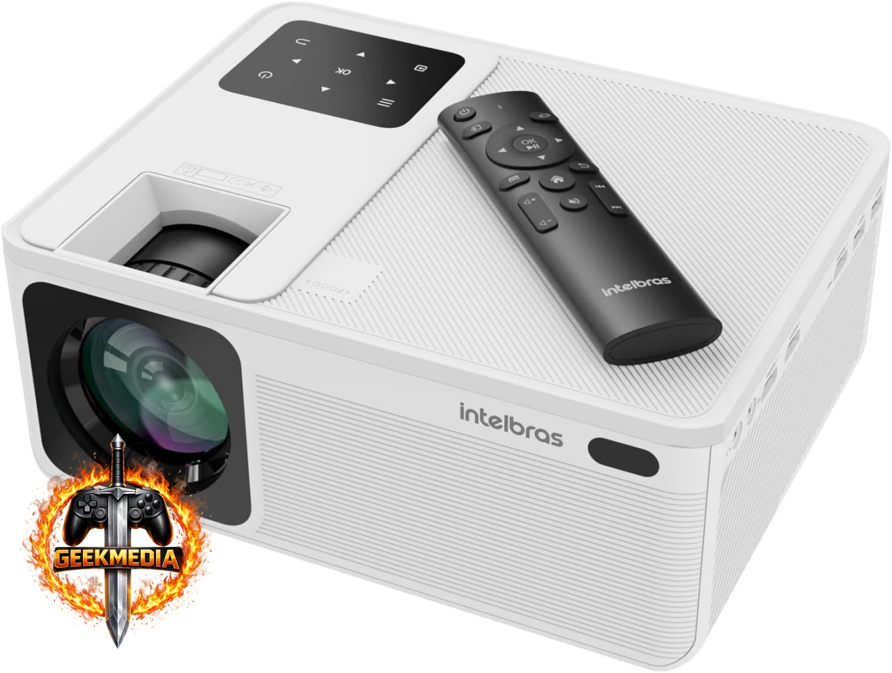 Projetor Intelbras PFL5211 Full HD 5200 Lumens com WiFi